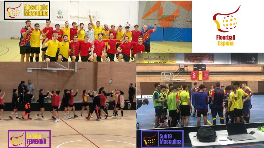España arranca su temporada internacional de floorball con las tres selecciones en movimiento